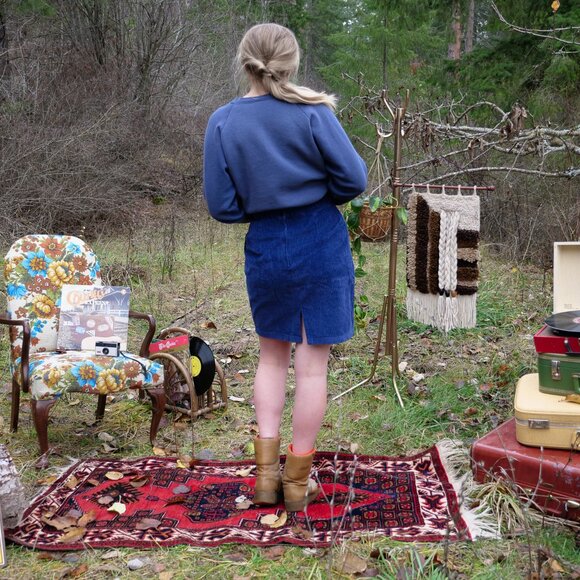 Vintage 90s Crewneck Sweatshirt LA Los Angeles California 1990s Thrift - Picture 4 of 7